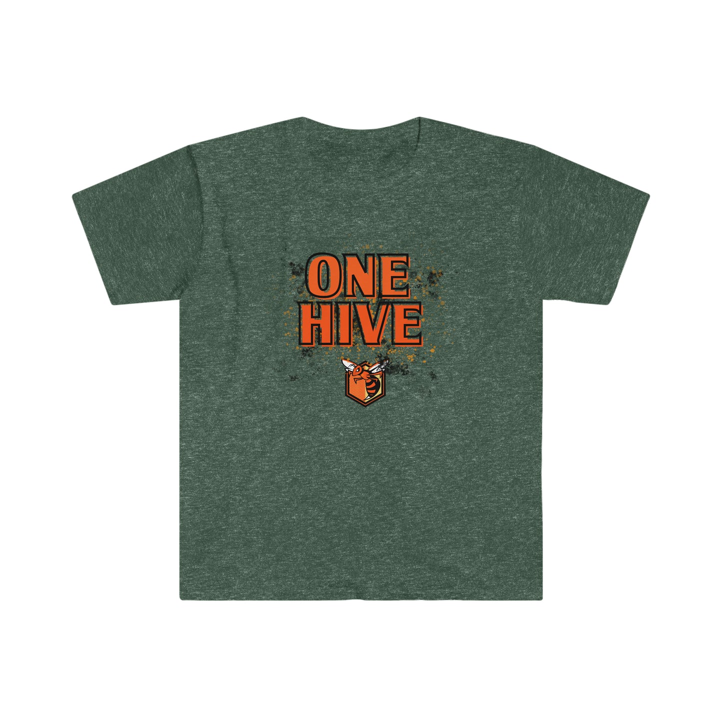 ONE HIVE Unisex Softstyle T-Shirt- RCHS Hornet Booster Apparel
