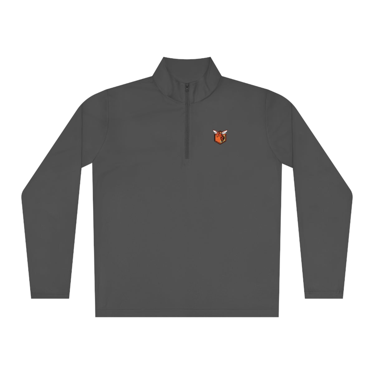 Small Hornet Logo Unisex Quarter-Zip Pullover