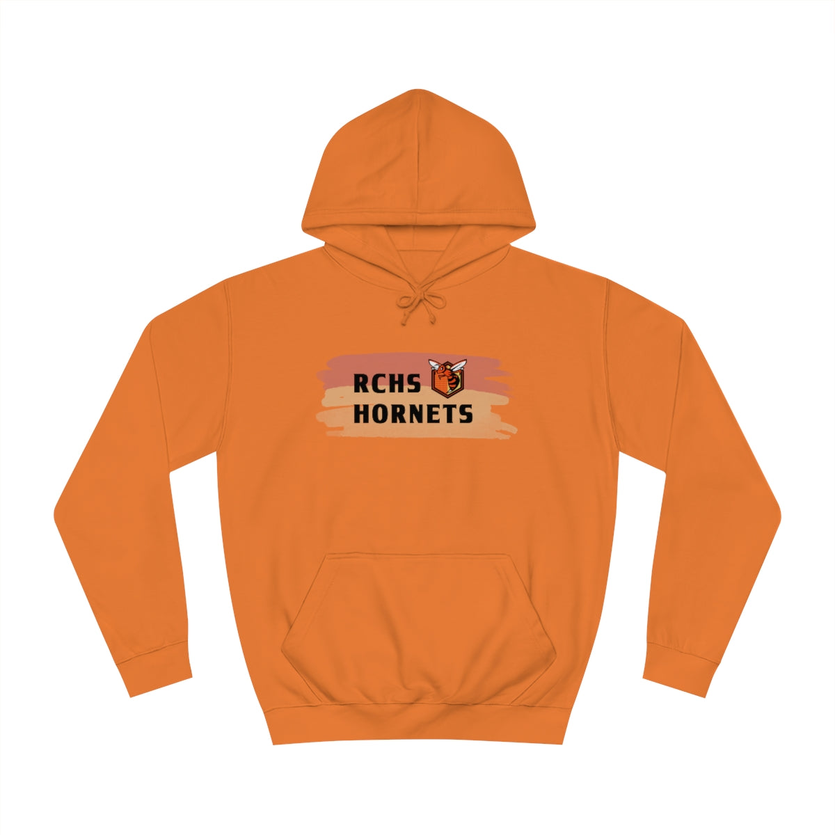 RCHS Hornets Watercolor Base Unisex College Hoodie
