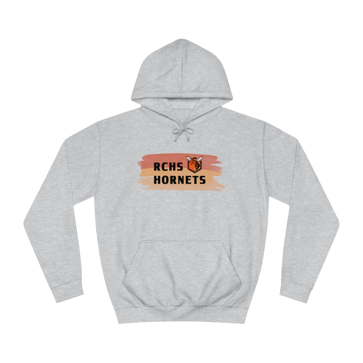 RCHS Hornets Watercolor Base Unisex College Hoodie