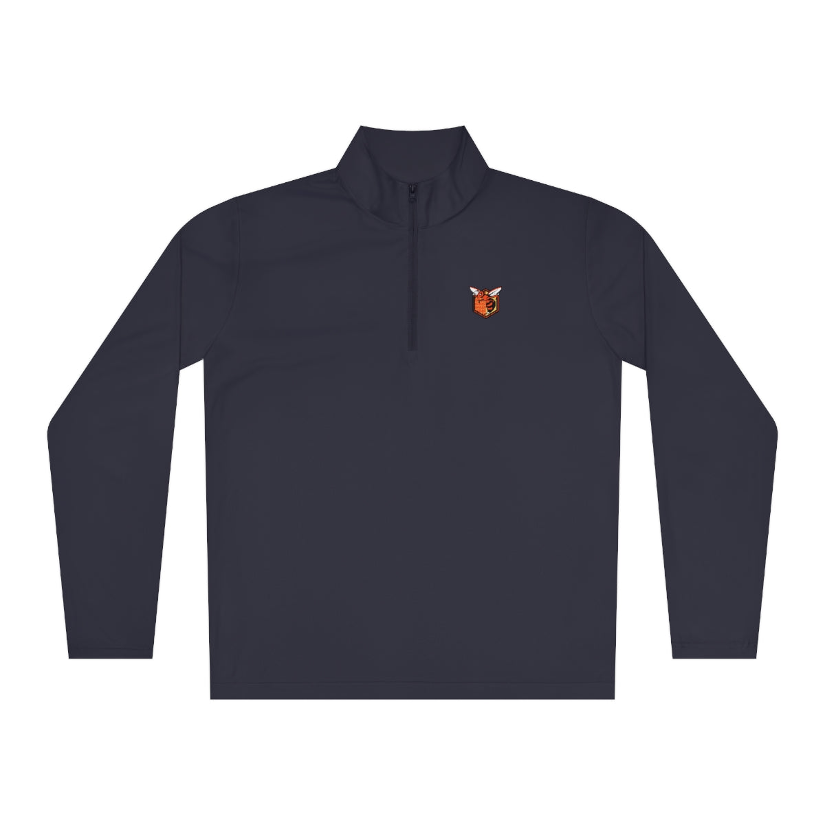 Small Hornet Logo Unisex Quarter-Zip Pullover