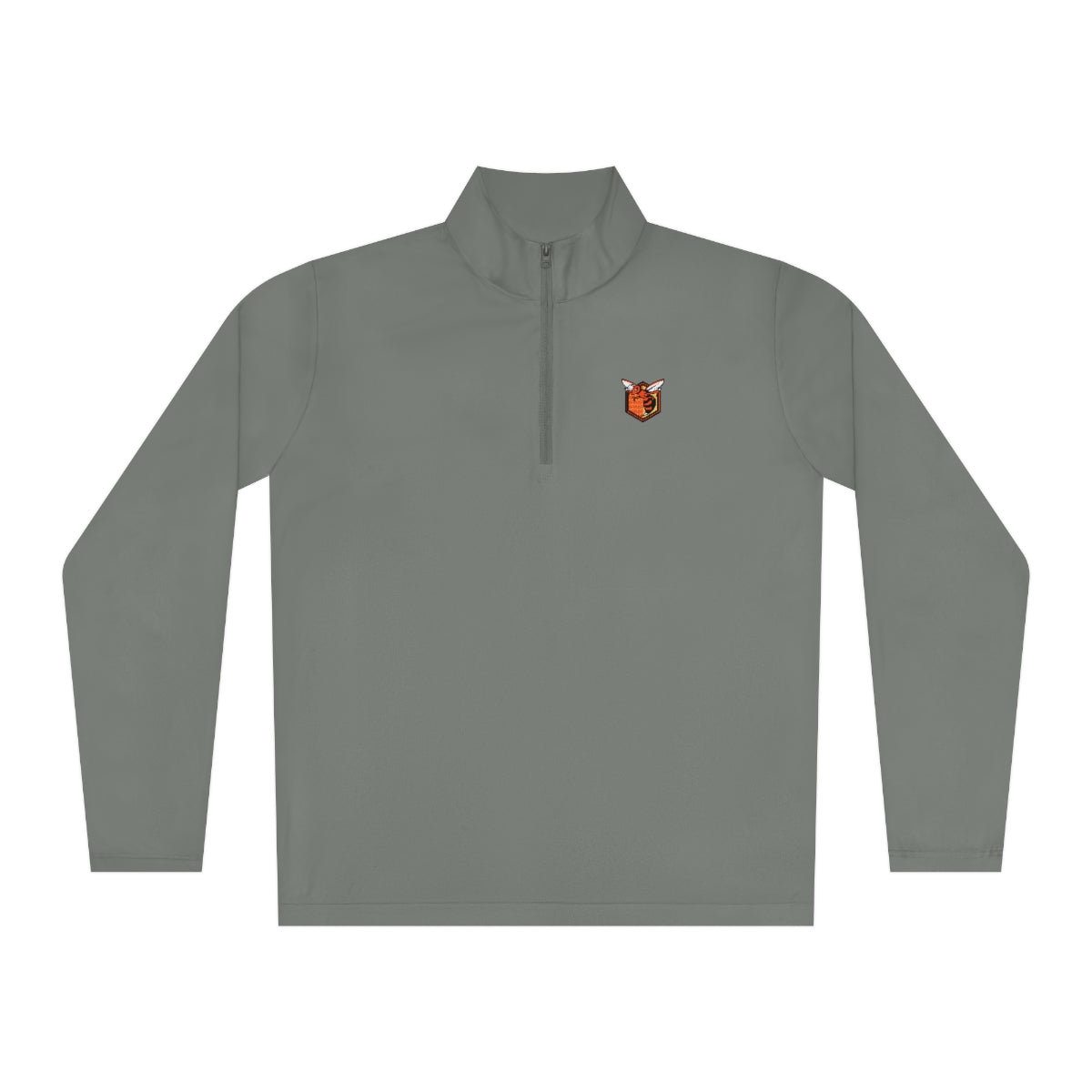 Small Hornet Logo Unisex Quarter-Zip Pullover