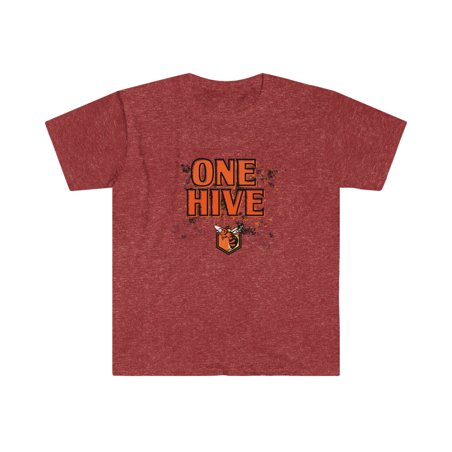 ONE HIVE Unisex Softstyle T-Shirt- RCHS Hornet Booster Apparel