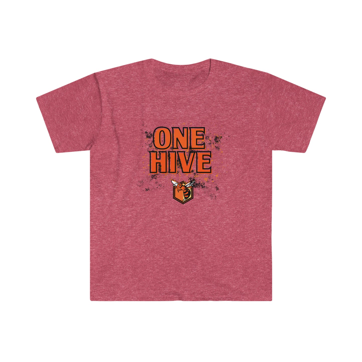 ONE HIVE Unisex Softstyle T-Shirt- RCHS Hornet Booster Apparel