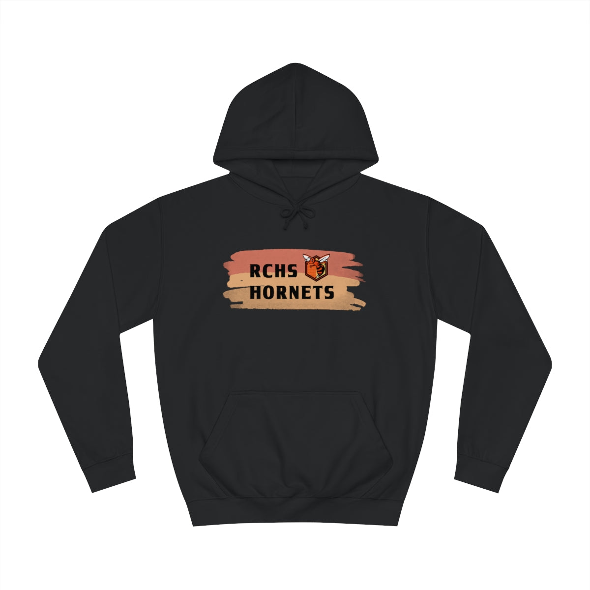 RCHS Hornets Watercolor Base Unisex College Hoodie