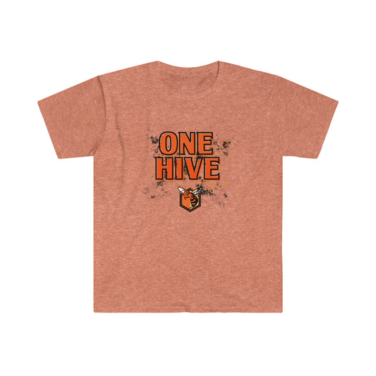 ONE HIVE Unisex Softstyle T-Shirt- RCHS Hornet Booster Apparel
